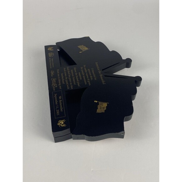 Stella's 2001 White House Wooden Shelf Sitter 9/11 Remembrance *MADE IN THE USA* - Picture 6 of 13